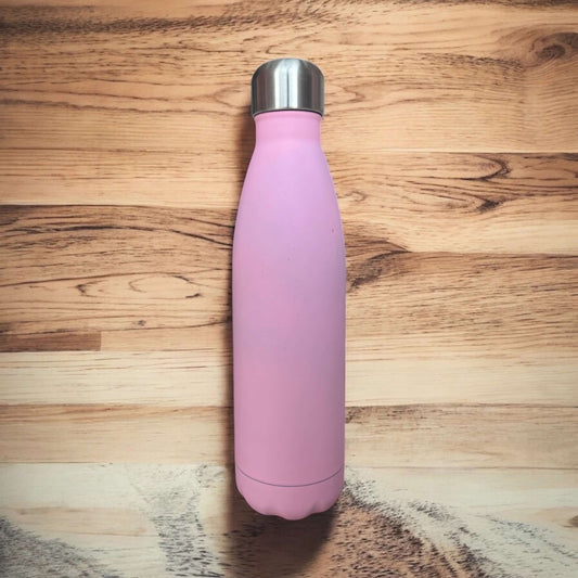 Glitter Thermofles | Roze | Personaliseren