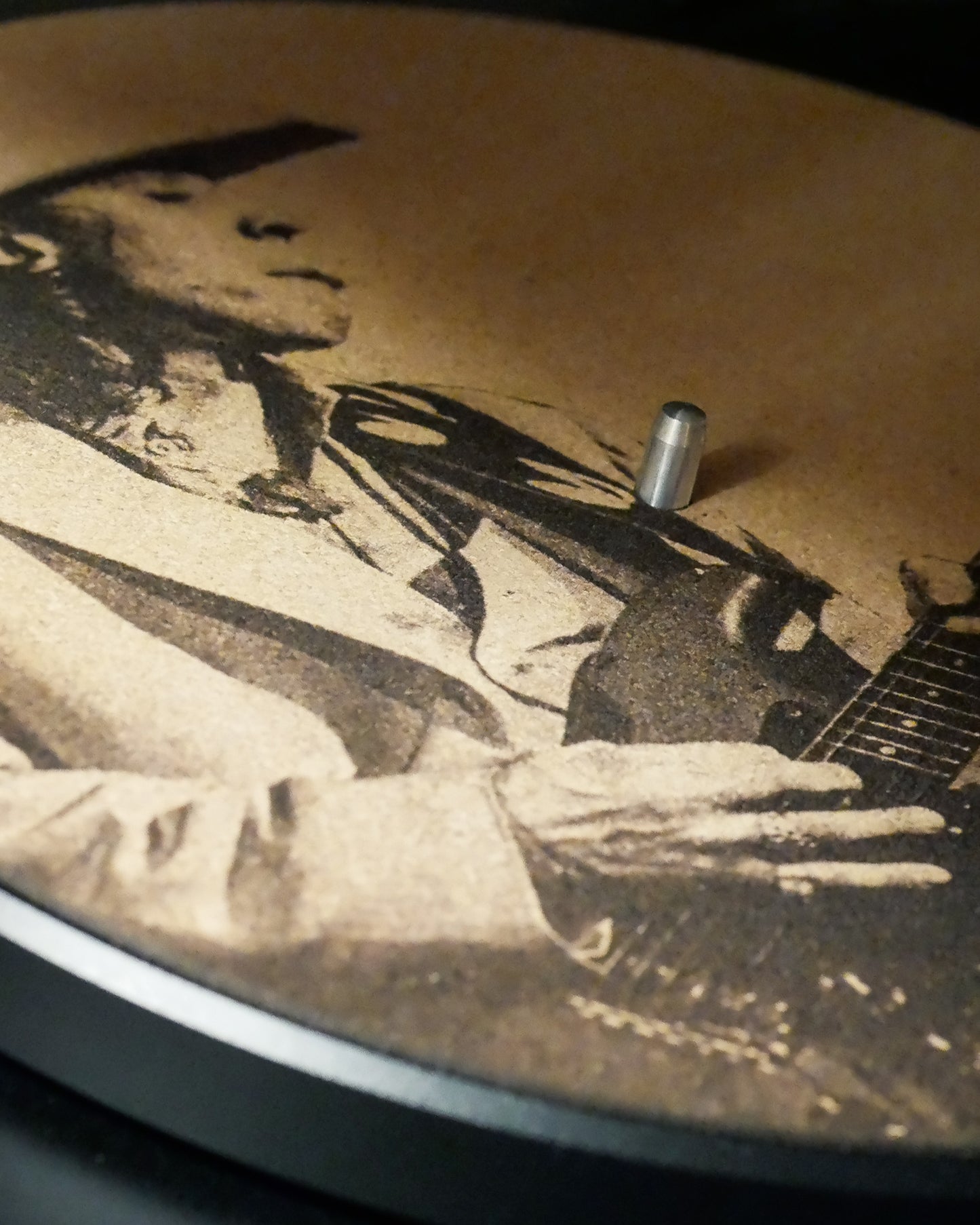 Slipmat van kurk met jouw foto - personaliseer je draaitafel
