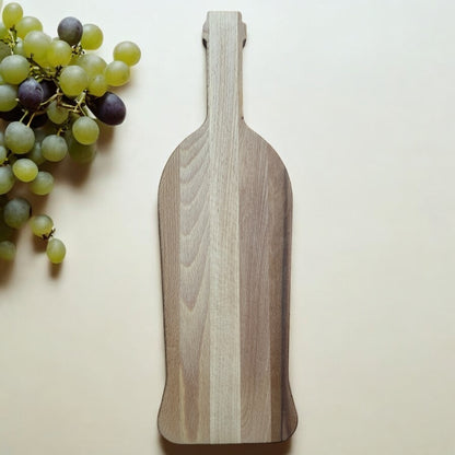 Unieke Borrelplank in Wijnflesvorm – Personaliseer nu!