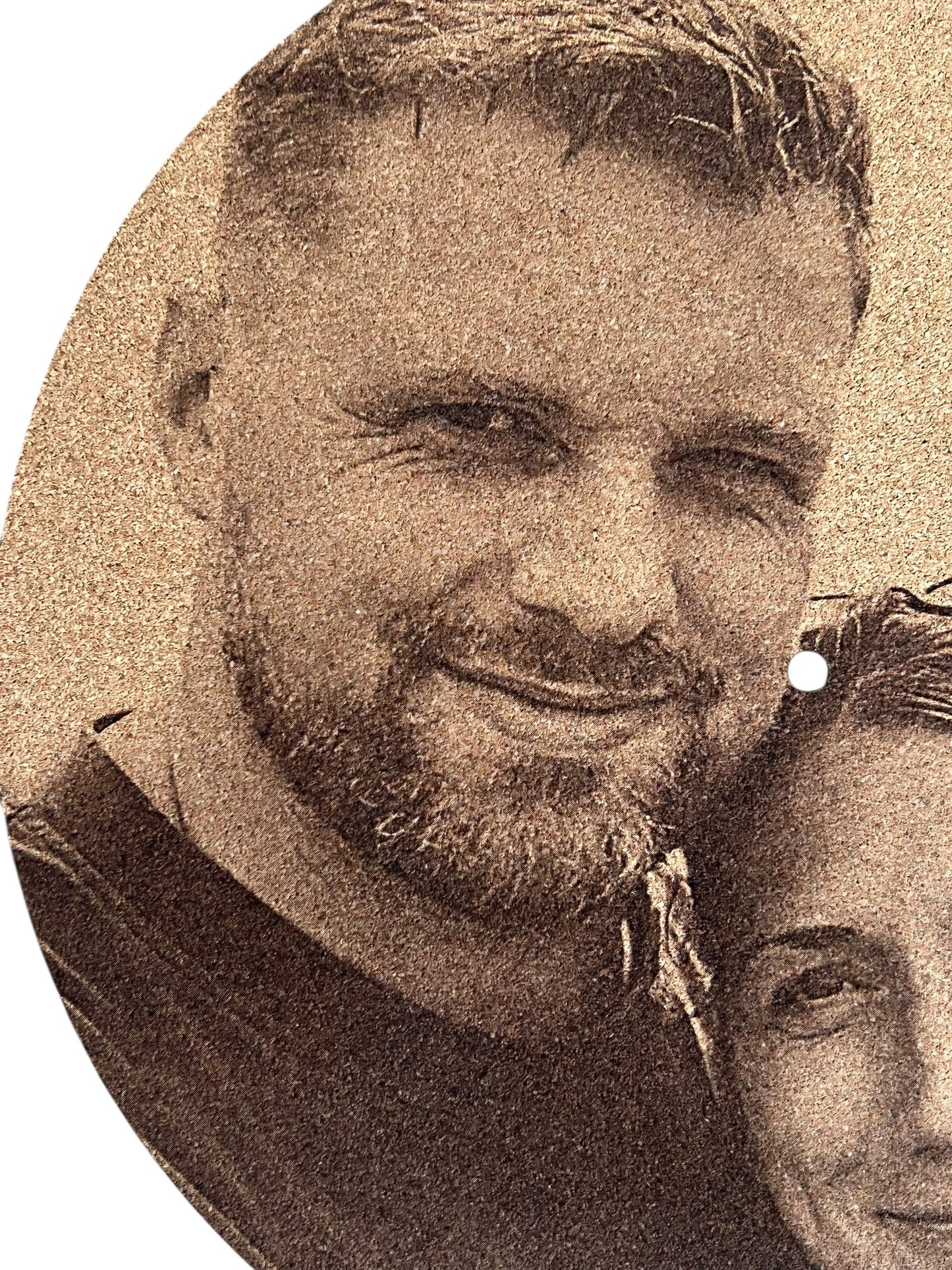 Slipmat van kurk met jouw foto - personaliseer je draaitafel