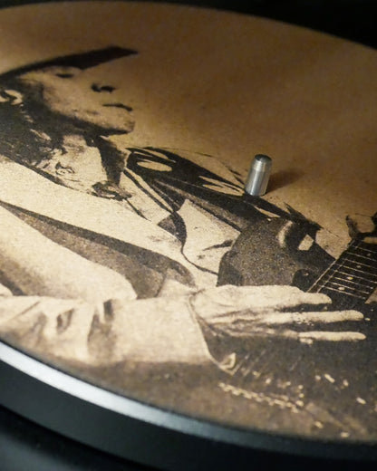 Slipmat van kurk met jouw foto - personaliseer je draaitafel