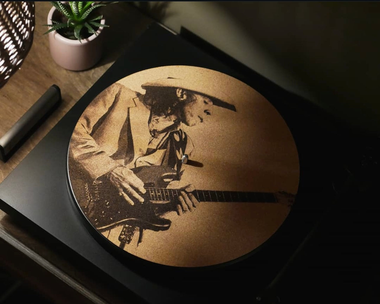 Slipmat van kurk met jouw foto - personaliseer je draaitafel